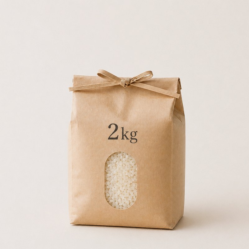 米と音 静岡県産コシヒカリ 2kg パッケージ