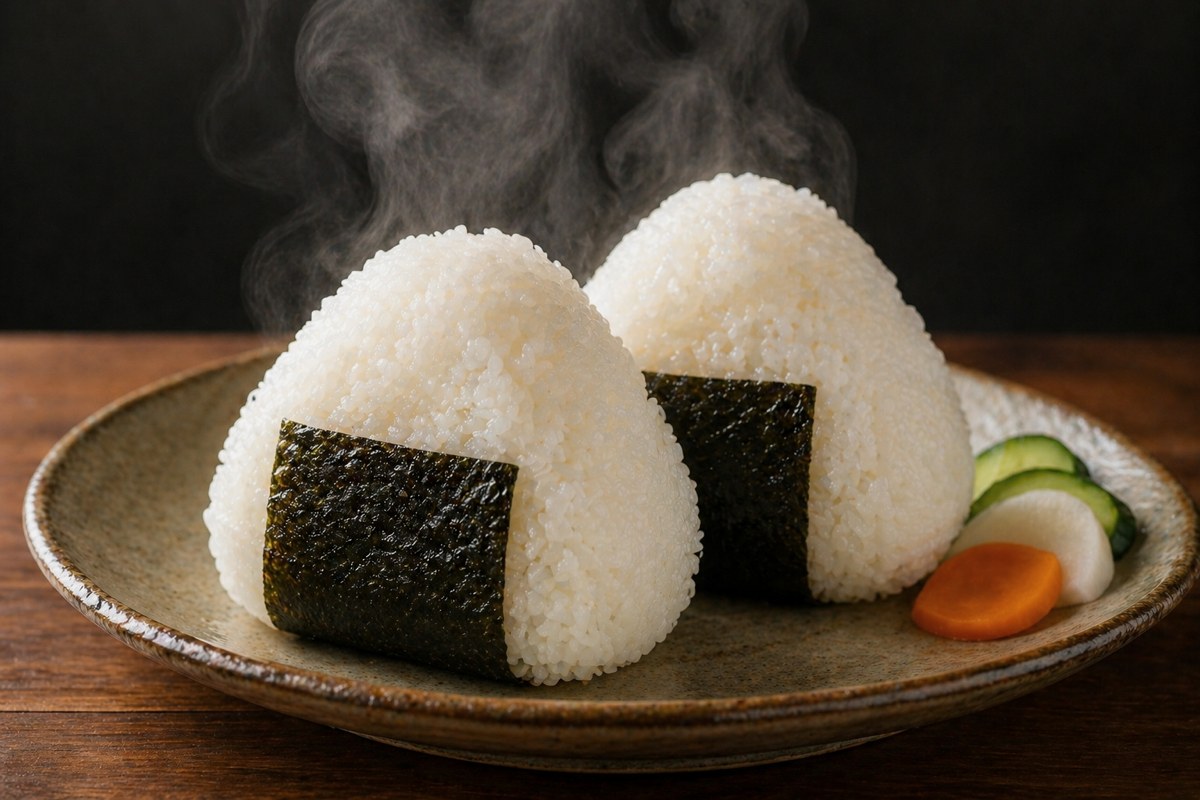 米と音 コシヒカリで作ったおにぎり